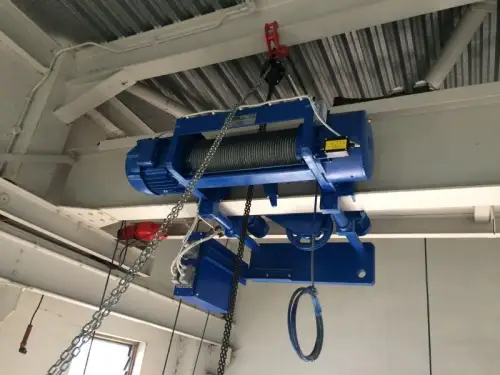 Click Here To Enlarge This Photo Of Full Range Of Misia Wire Rope Hoist Units Avaliable From 1 Tonne To 50 Tonne