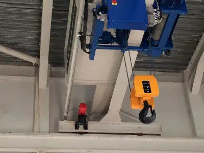 Single Beam Crane Fitted With 7.5 Tonne Misia Hoist